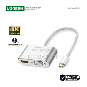 Ugreen Usb-C to Hdmi + Vga Converter -
