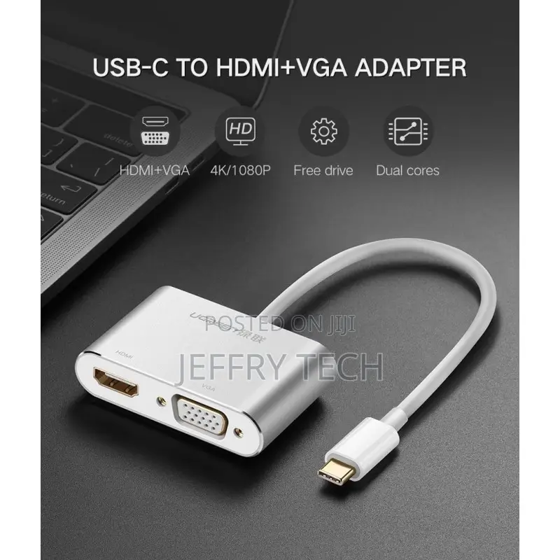 Ugreen Usb-C to Hdmi + Vga Converter -
