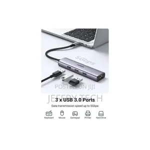 Ugreen 4 in 1 Usb-C Hub to Gigabit Ethernet With 3 * Usb 3.0