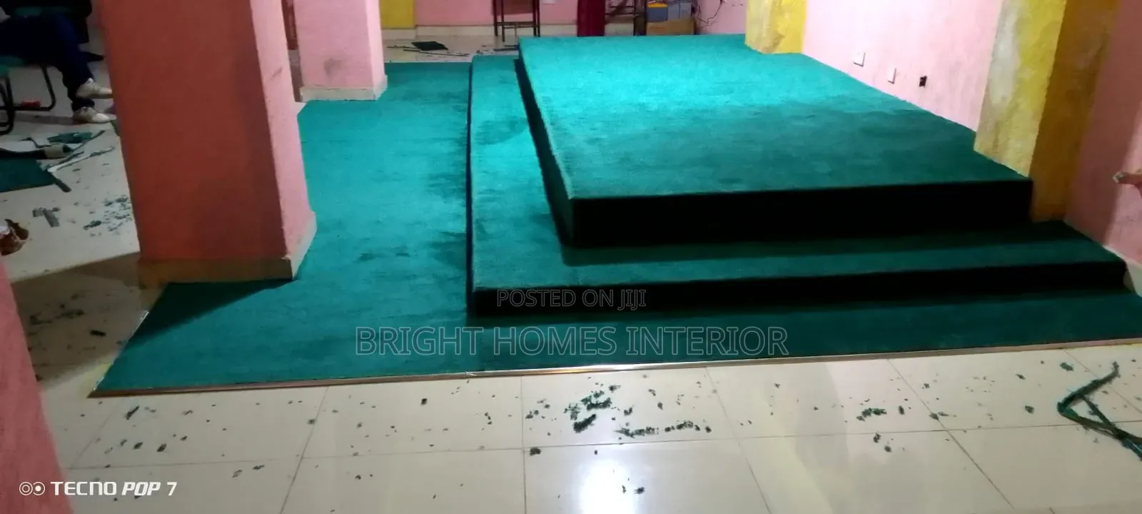Vip(10mm) Green Carpet Office Carpet Available