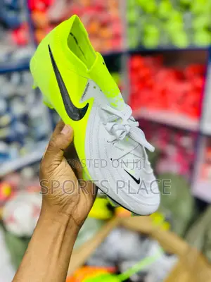 Nike Luna 2 Grey and Green Football Boots
