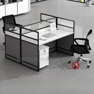 Workstations:Square Office 2-Seater Modern Workstation