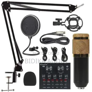 V8 Sound Card + Bm800 Microphone Set – Complete Kit