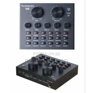 V8 Sound Card, Bluetooth Sound Effects Board for Podcast