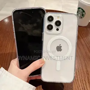 Genuine iPhone 15 Pro Clear Cover/Case With Magsafe Magnetic