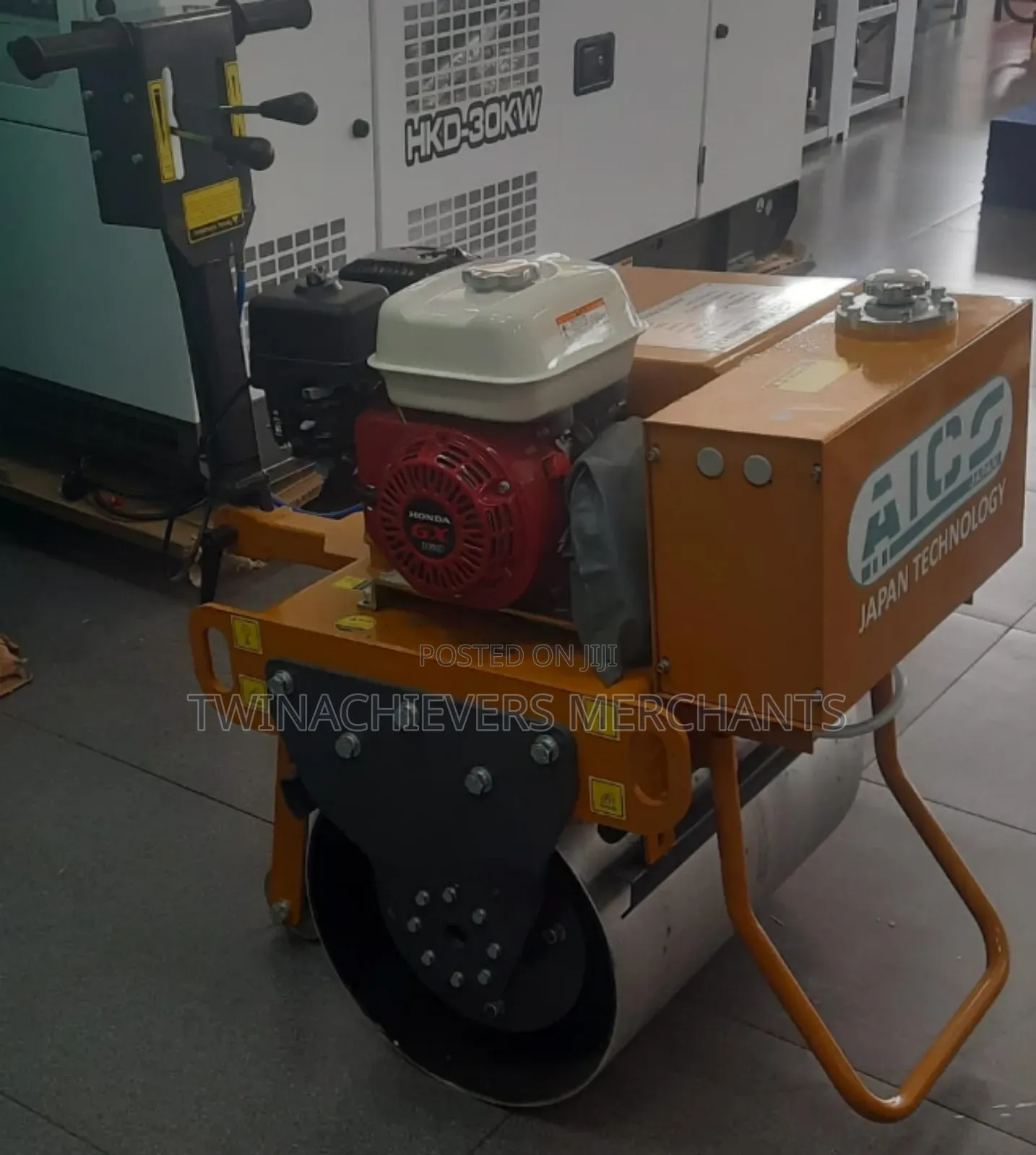 Single Drum Roller Gx160 Engine/Aicojapan Single Drum Roller