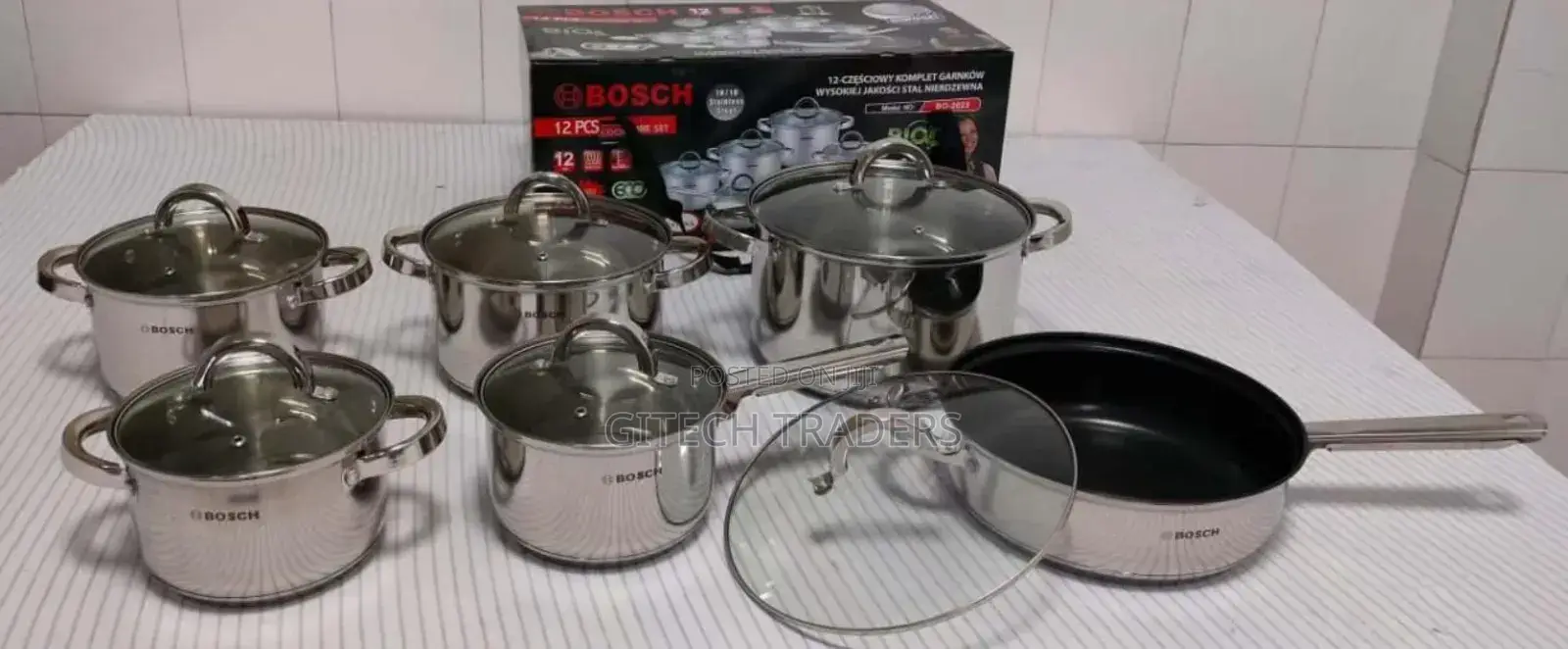 *12pc Bosch Cookware