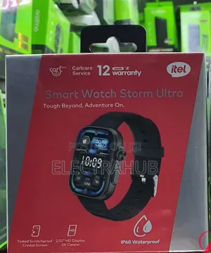 Itel Storm Ultra 2.02" Hd Display Scratch Proof Smart Watch