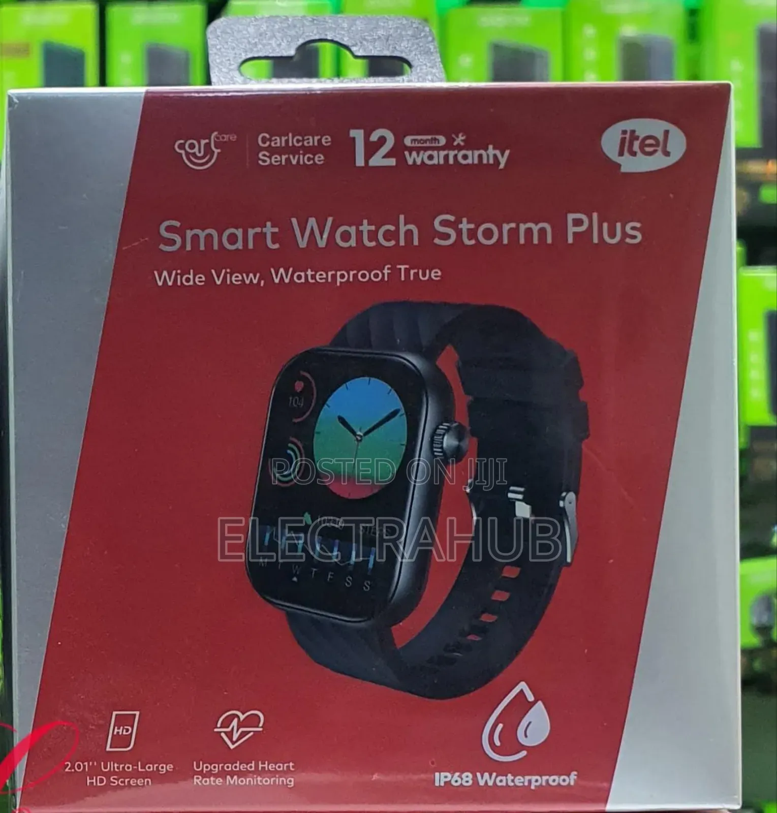 Itel Storm Plus 2.0" Ip68 Bt Calling Smart Watch