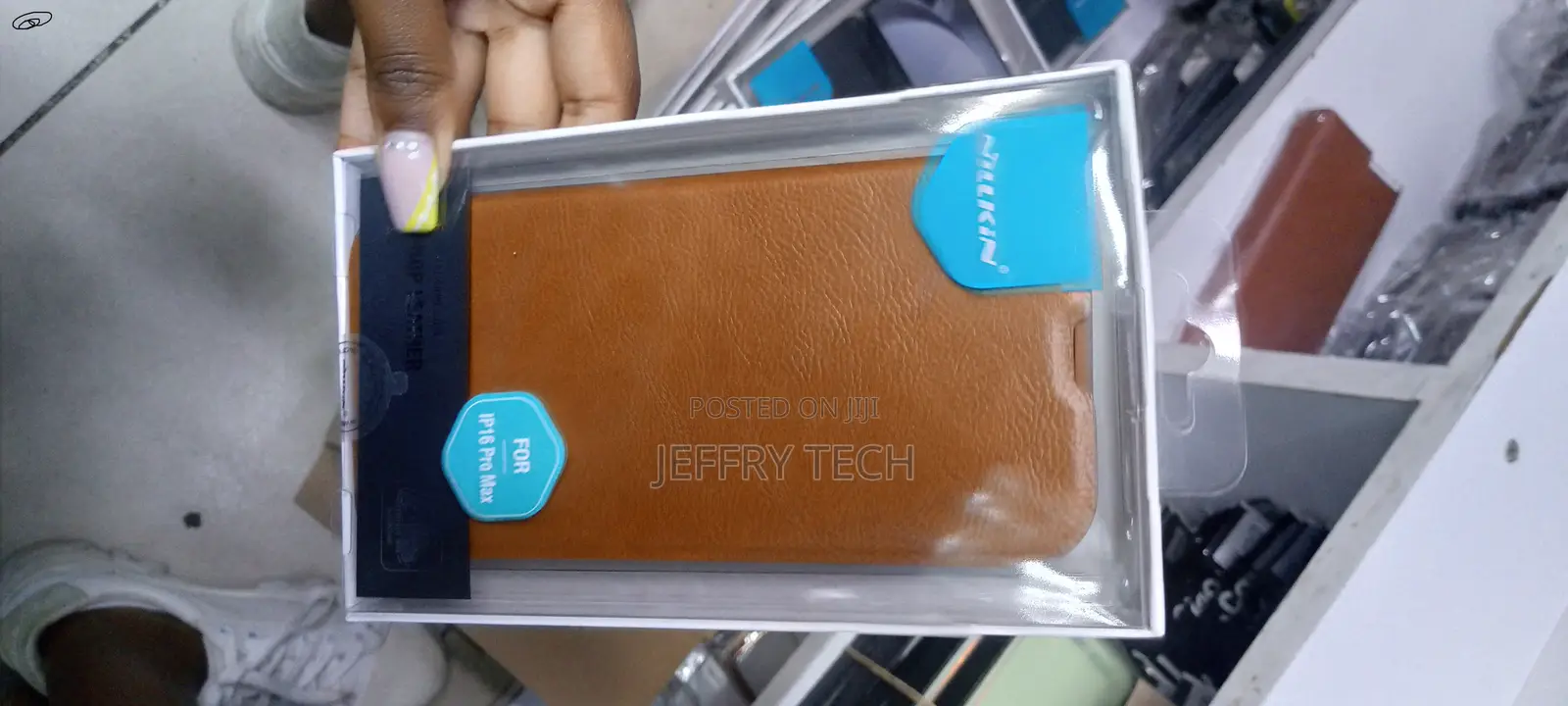 iPhone 16 Pro Max Nillkin Qin Prop Flip Camshield Case