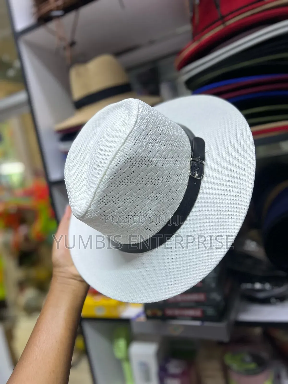 White Straw _- Hats at 800 Kes for Men
