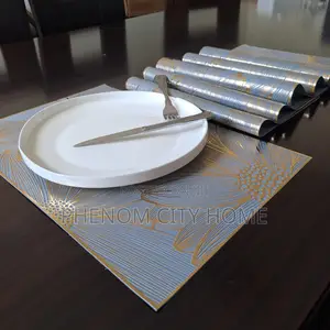 Rectangular Silver Place Mats/Table Mats