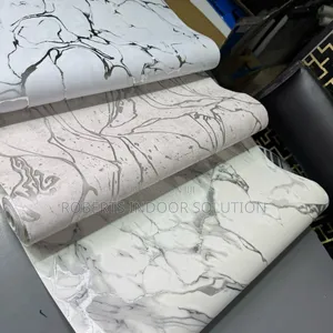 Mood Board in Real Life With Embossed Wallpaper