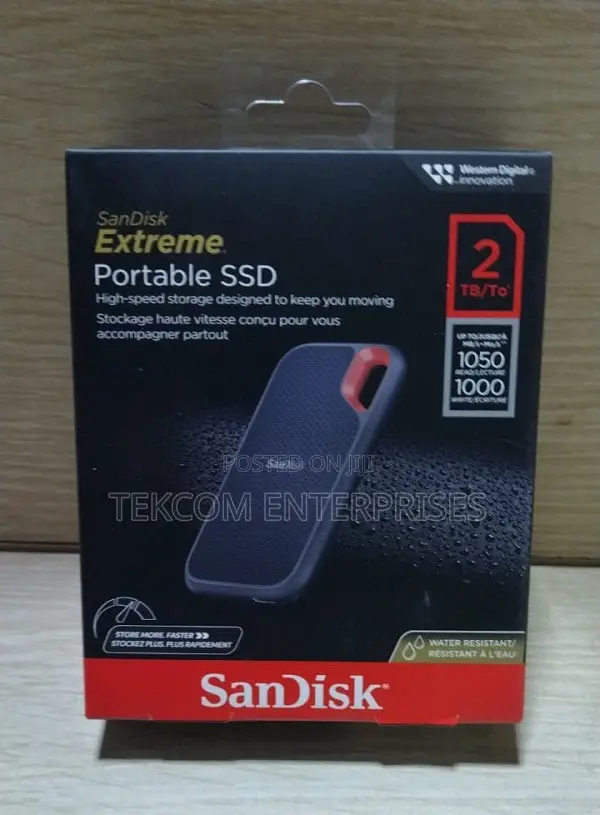 Sandisk E61 2tb Extreme Portable External SSD V2// E61 2tb