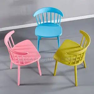 Home Chairs: Plastic Scandinavian Armless Dining Chair