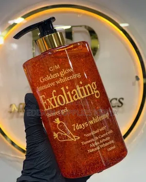 Golden Glow Shower Gel Exfoliating Skin Whitening Shower Gel