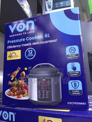 Von Vscp60mmx Pressure Cooker 1000w - 6l