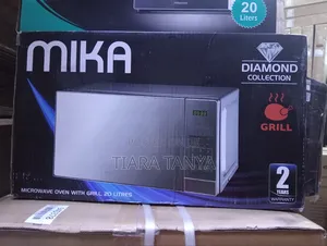 Mika Microwave Oven With Grill-Digital - 20 Litres,Silver