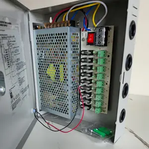 CCTV Camera Power Supply Unit-12v 10cameras/Fused Channels