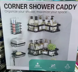 5 PCS Set Triangular Shower Caddy Shelf/Bathroom Organizer