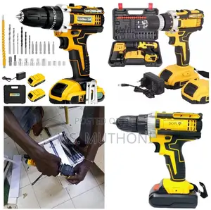 Rechargeable 21 v Cordless Screwdriver Set Cordless Drill