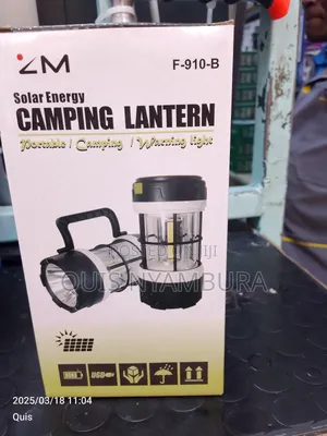 Camping Lamp/Rechargeable Solar Camping Lantern