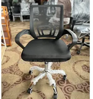 Office Chairs: Mesh Swivel Low Back Home Office Chair Black