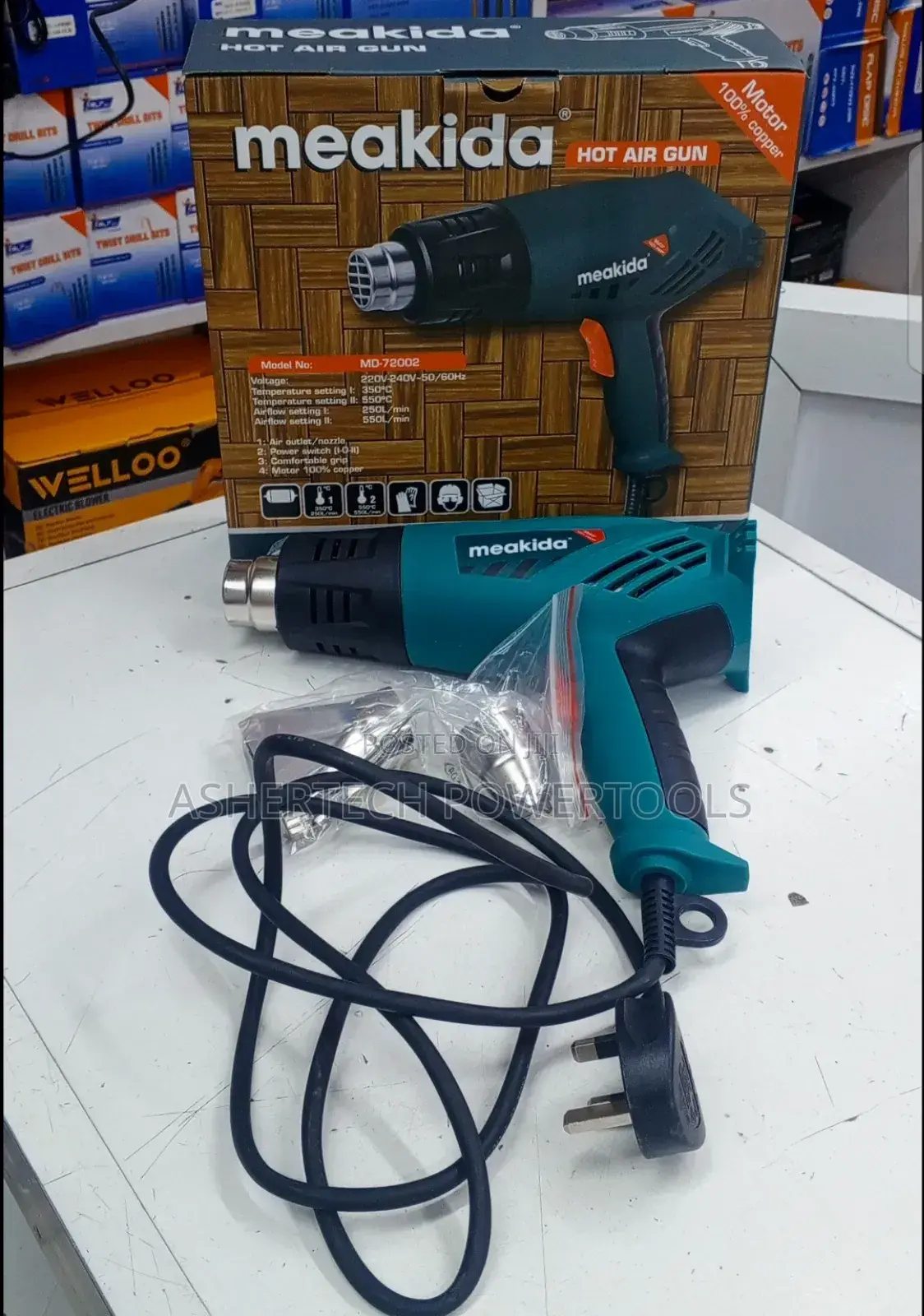 Meakida Hot Air Gun 2000w