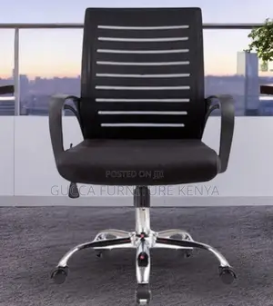 Office Chairs: Office Swivel Low Strong Mesh Back Chair