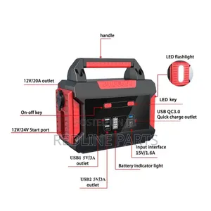 High Capacity 12/24v Battery Jump Starter