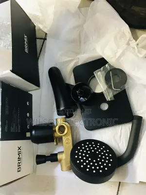 Black 4ways Concealed Mixer