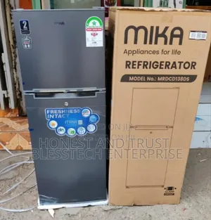 Mika 138litres Fridge Double Door