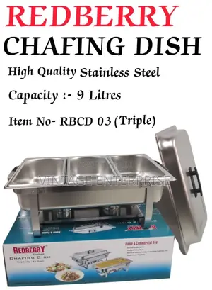 Redberry Triple Chaffing Dish
