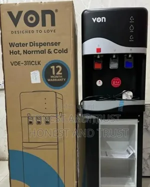 Black Model Hot Cold and Normal Von Water Dispenser