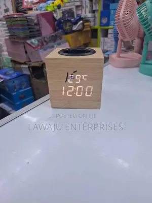 Digital Clock With Pen Holder