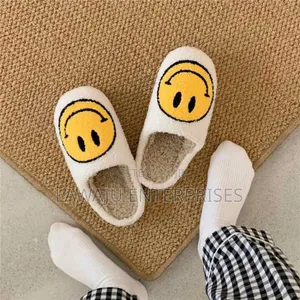 Smiley Face Fur Slip-On