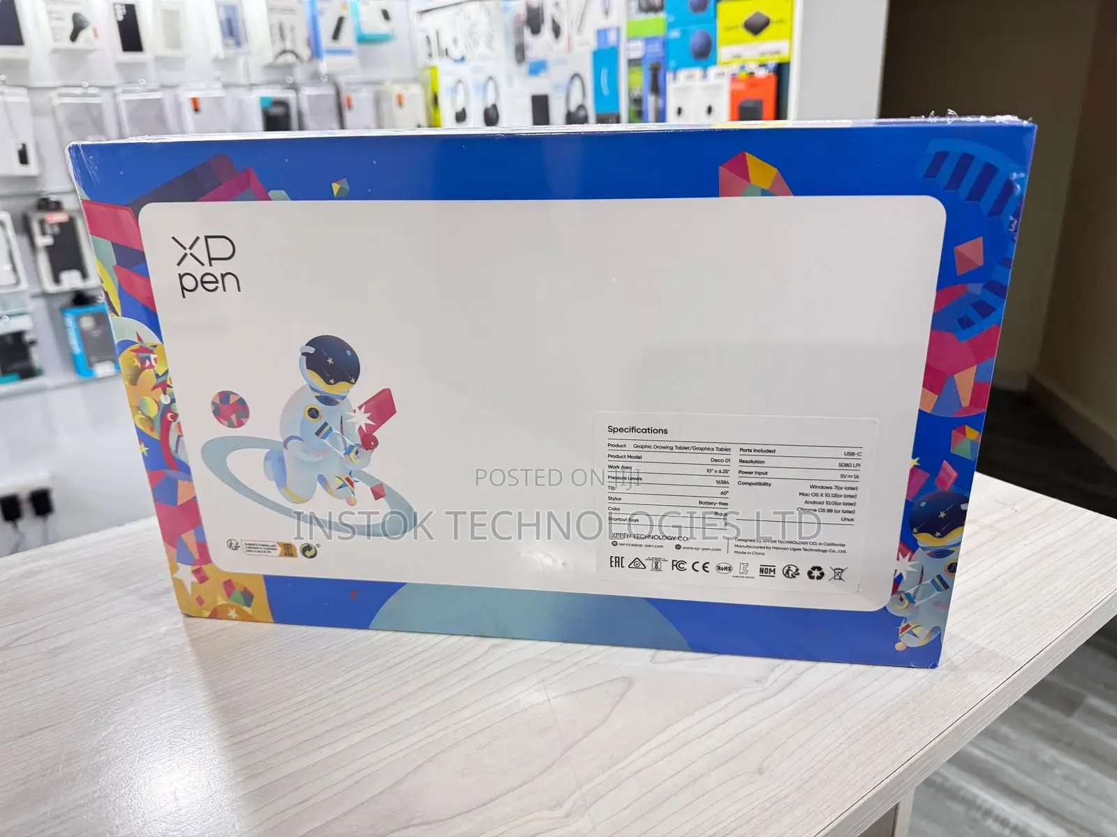Xp-Pen Deco 01 V3 10 Inch Graphics Drawing Tablet