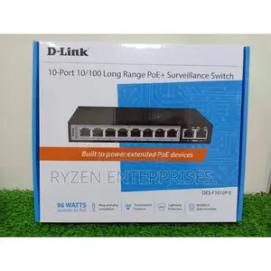 D-Link 10-Port Gigabit Poe Switch -DGS-F1010p
