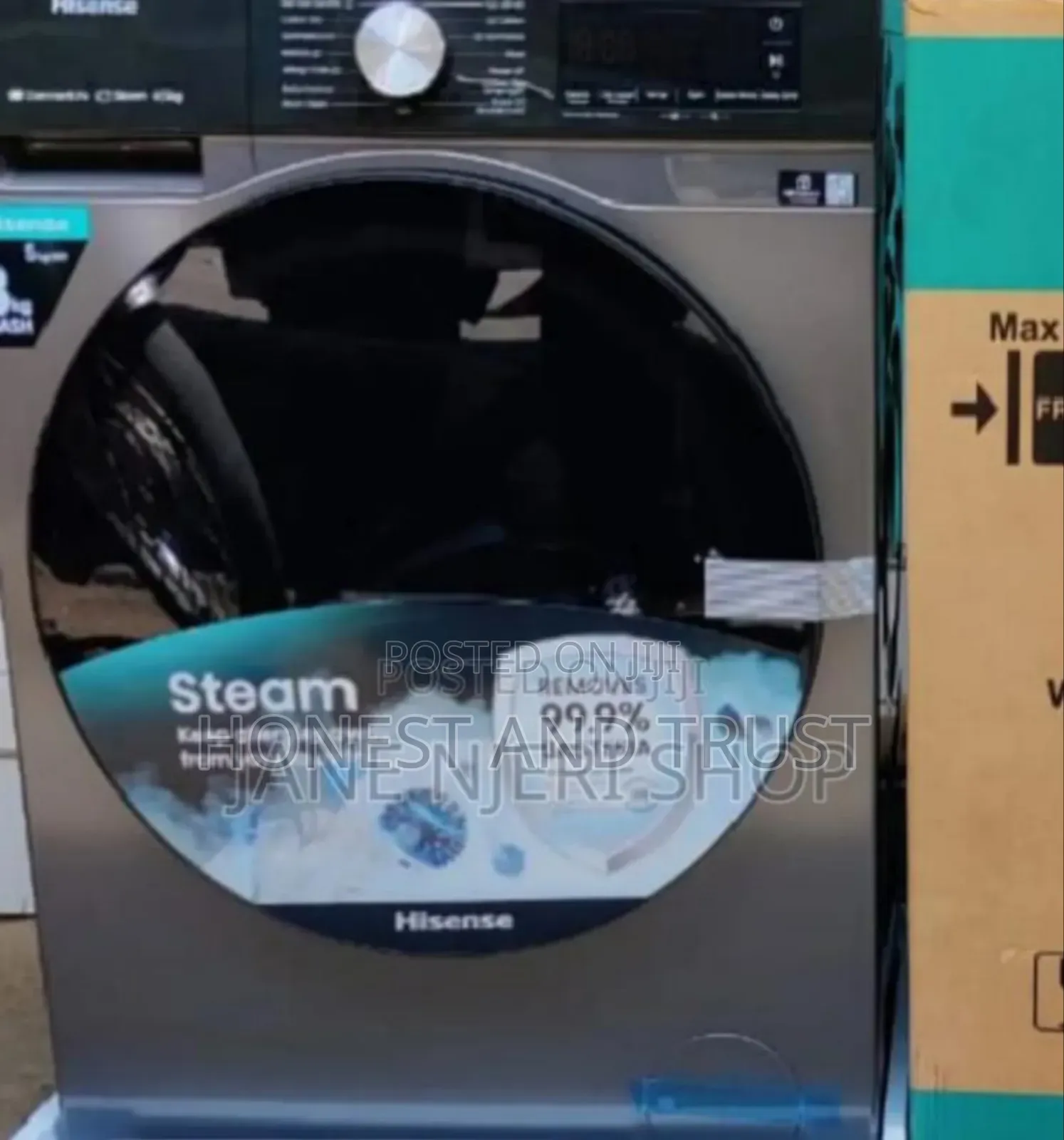 Wash and Spin Hisense Front Load 8kgs
