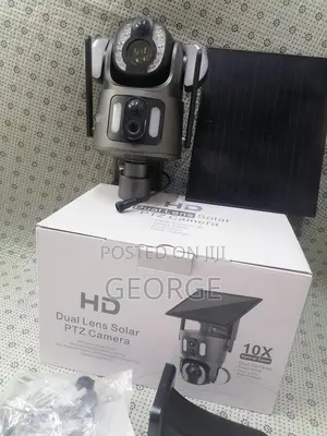 Stable Connection 6mp Dual Lens Wireless 4g Sim Card Solar