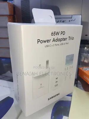 65 Watts Samsung Charger With Type C To C.Power Adapter