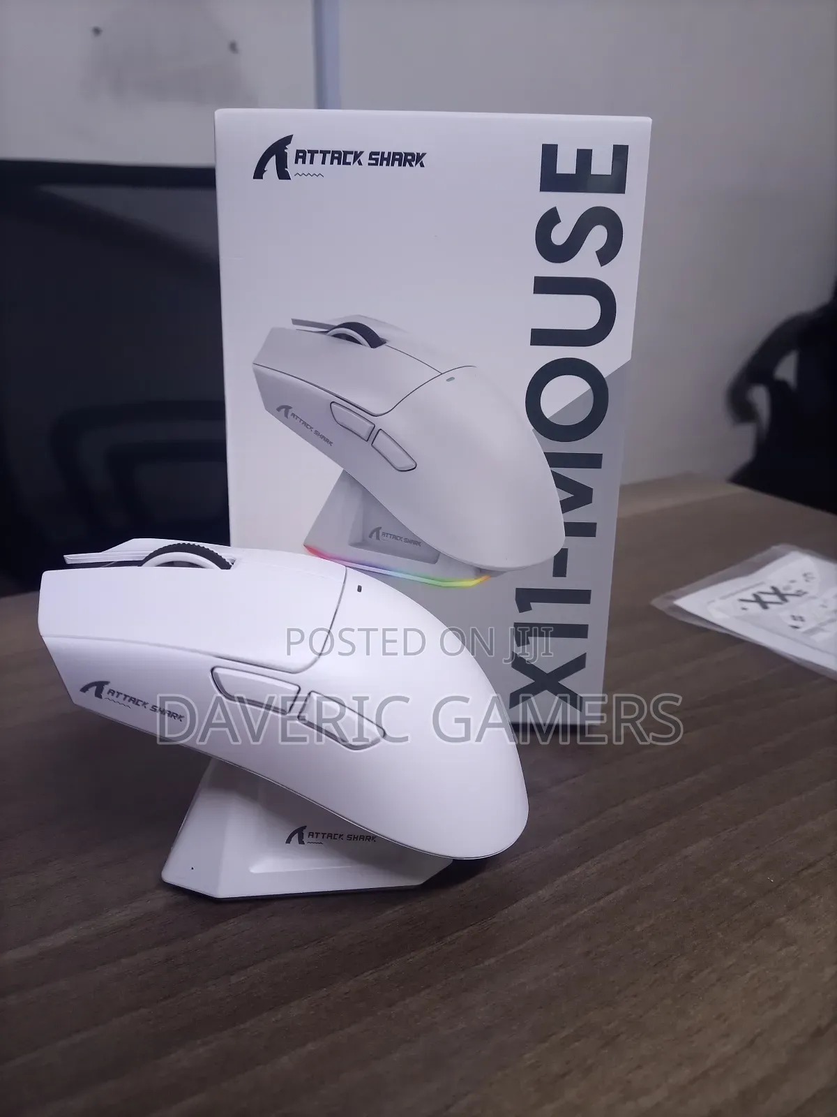 Attack Shark X11wireless Gaming Mouse With RGB Charging Dock