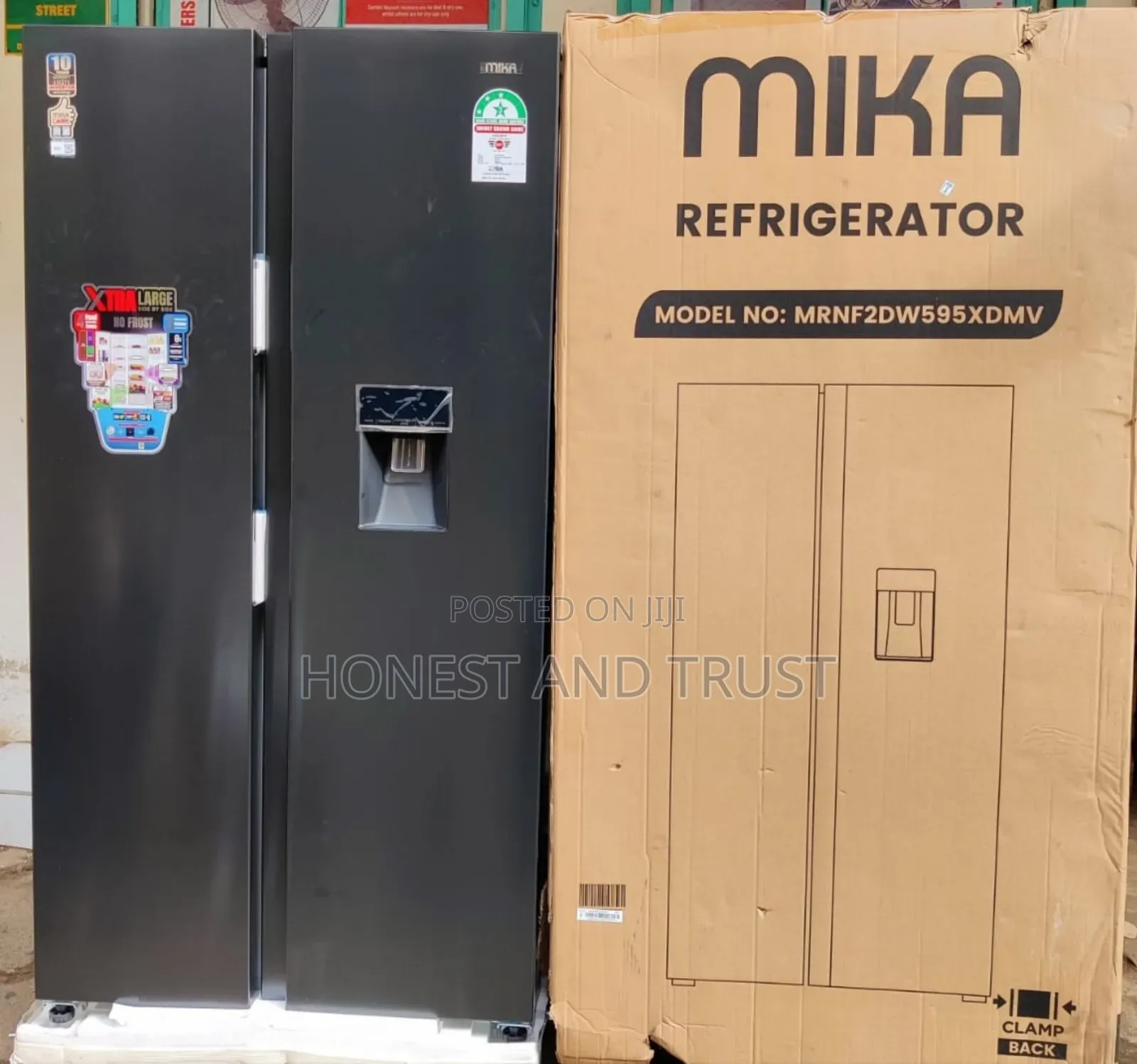 595litres Fridge Mika Side by Side