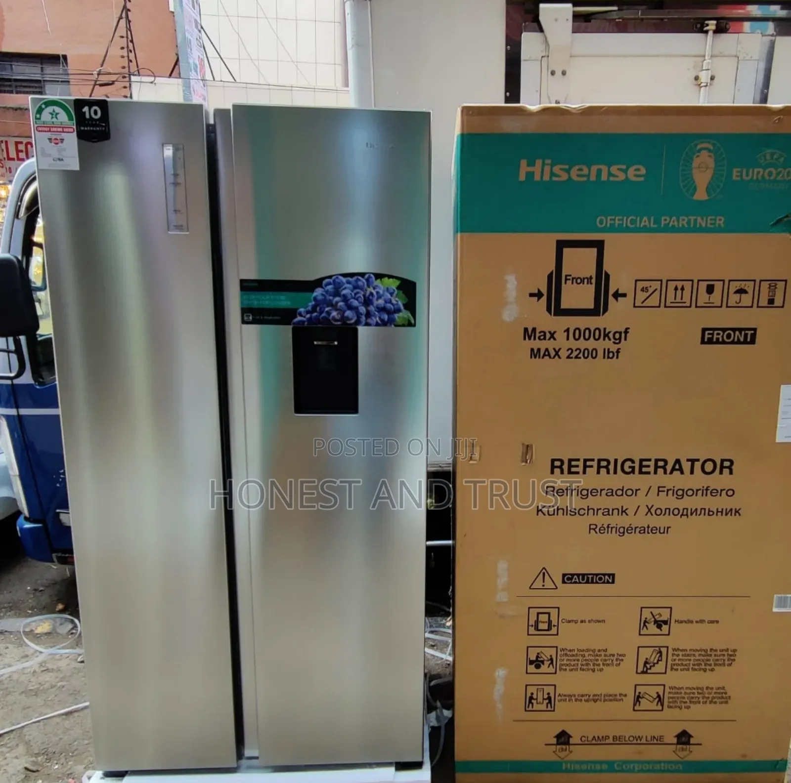 518litres Side by Side Hisense Fridge