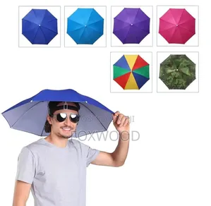 Umbrella Hat, 65cm Sunscreen Windproof