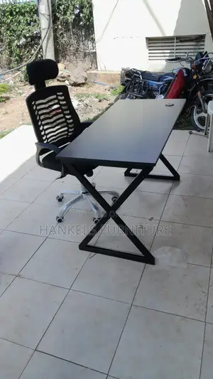 X Base Study Table and Chair