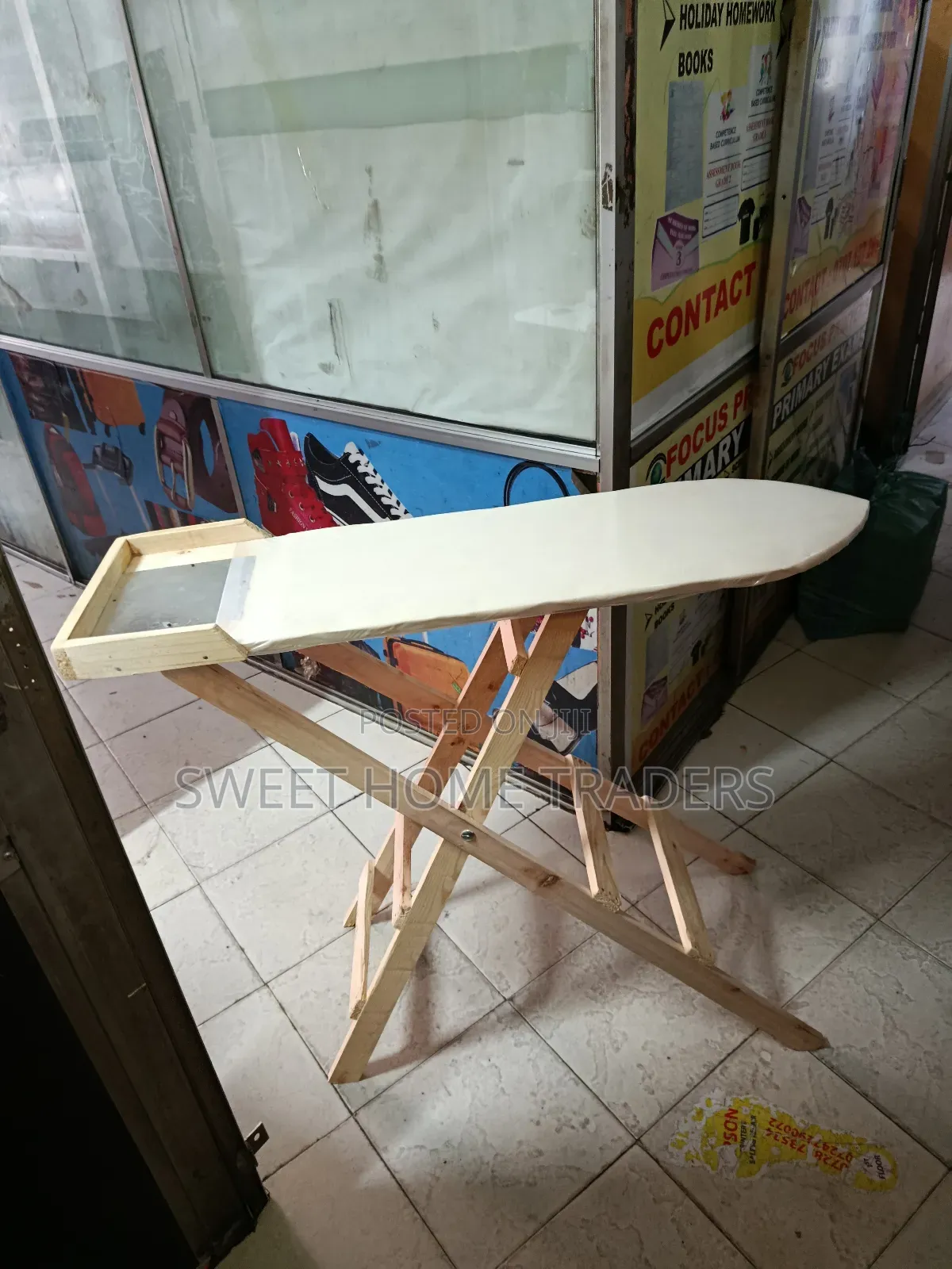 Strong Foldable Wooden Ironing Board