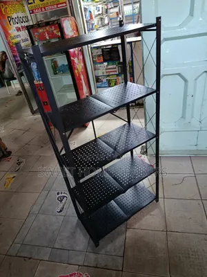 Foldable 5 Tier Kitchen Rack With Wheels