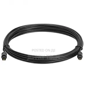 Optical Fibre Digital Audio Cable Toslink Black S/Pdif 5m
