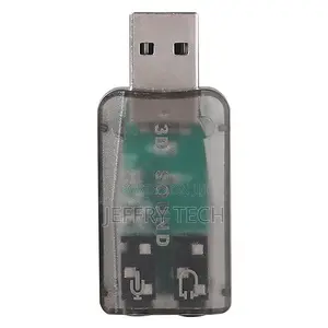 Male Usb-a to Female 3.5mm Audio Adapter/Connector for Pc/La
